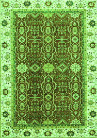 Oriental Green Modern Rug, abs3215grn