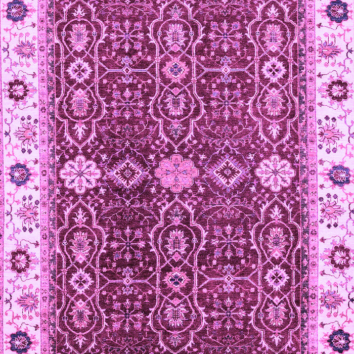 Machine Washable Oriental Purple Modern Area Rugs, wshabs3215pur