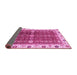 Sideview of Oriental Pink Modern Rug, abs3215pnk