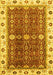 Oriental Yellow Modern Rug, abs3215yw