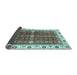 Sideview of Oriental Light Blue Modern Rug, abs3215lblu