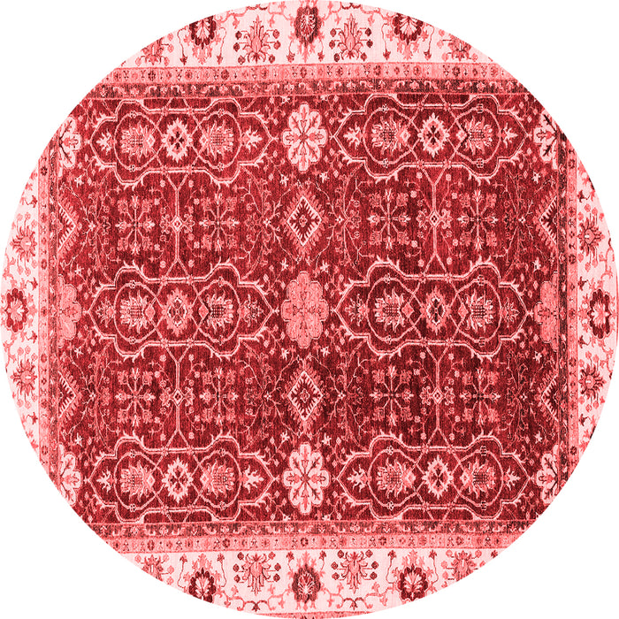 Machine Washable Oriental Red Modern Rug, wshabs3215red