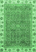 Abstract Emerald Green Modern Rug, abs3216emgrn