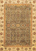 Abstract Brown Modern Rug, abs3216brn