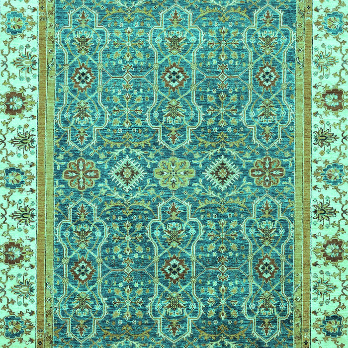 Abstract Turquoise Modern Rug, abs3216turq
