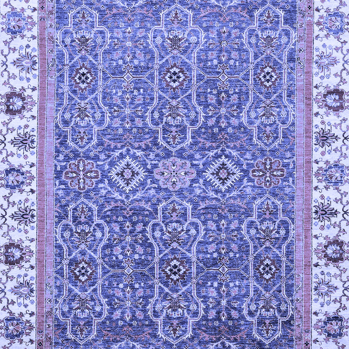 Abstract Blue Modern Rug, abs3216blu