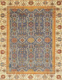 Abstract Yellow Modern Rug, abs3216