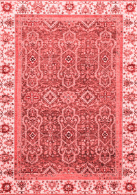 Abstract Red Modern Rug, abs3216red