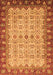 Machine Washable Oriental Orange Traditional Area Rugs, wshabs3217org