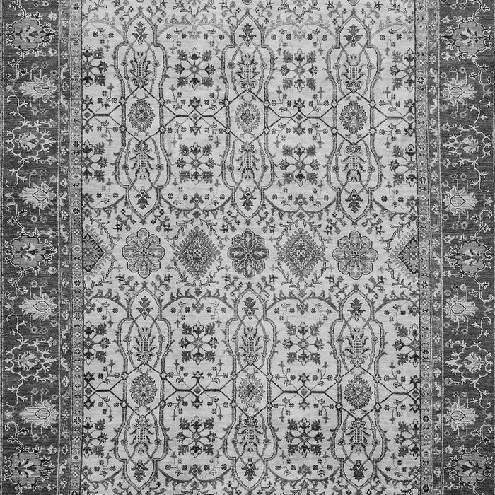 Machine Washable Oriental Gray Traditional Rug, wshabs3217gry