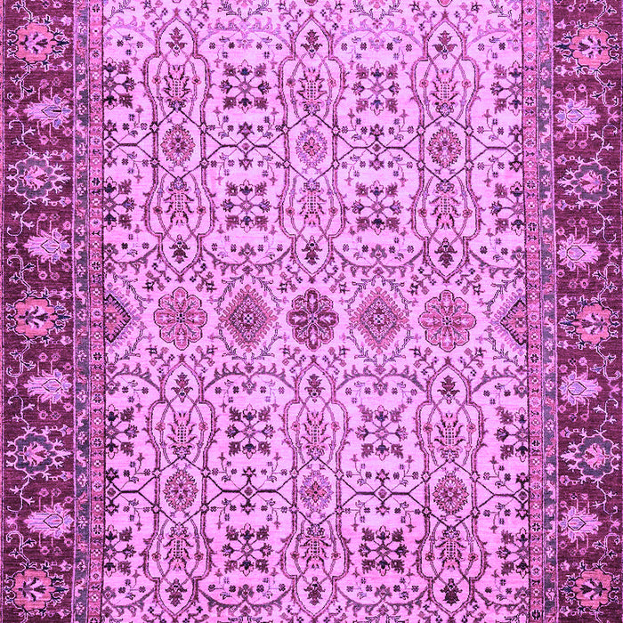 Machine Washable Oriental Purple Traditional Area Rugs, wshabs3217pur