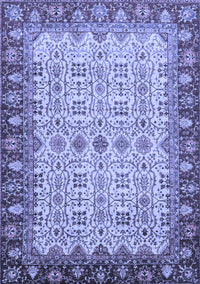 Oriental Blue Traditional Rug, abs3217blu