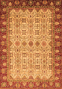 Oriental Orange Traditional Rug, abs3217org