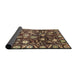 Sideview of Abstract Copper Green Oriental Rug, abs3218