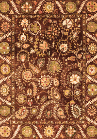 Oriental Orange Traditional Rug, abs3218org