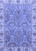 Machine Washable Oriental Blue Traditional Rug, wshabs3219blu