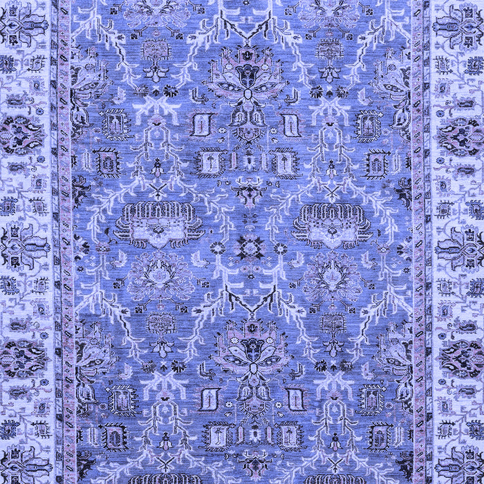 Machine Washable Oriental Blue Traditional Rug, wshabs3219blu