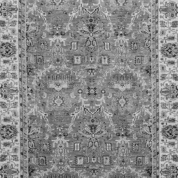 Machine Washable Oriental Gray Traditional Rug, wshabs3219gry