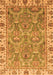 Machine Washable Oriental Orange Traditional Area Rugs, wshabs3219org