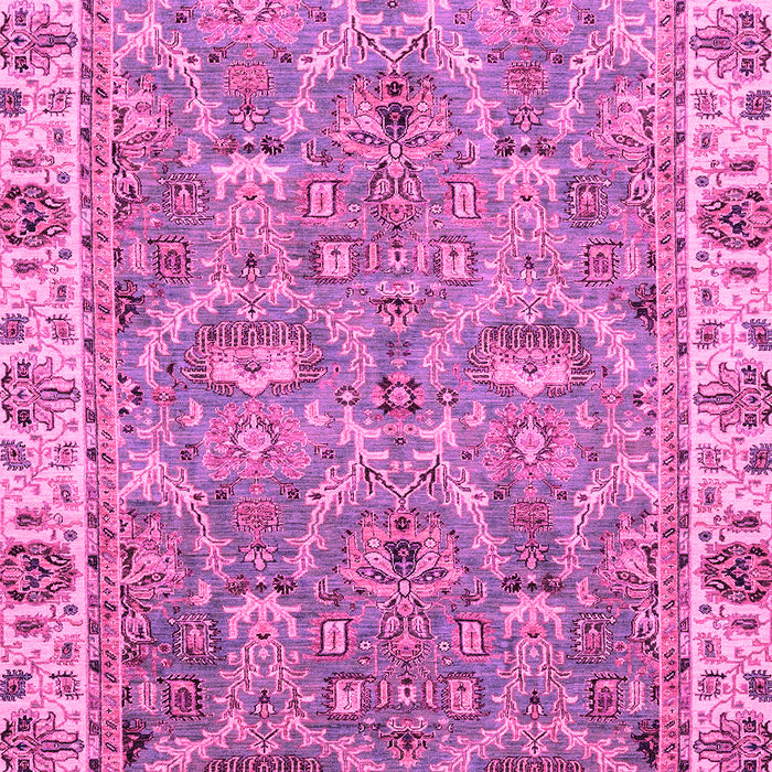 Machine Washable Oriental Pink Traditional Rug, wshabs3219pnk