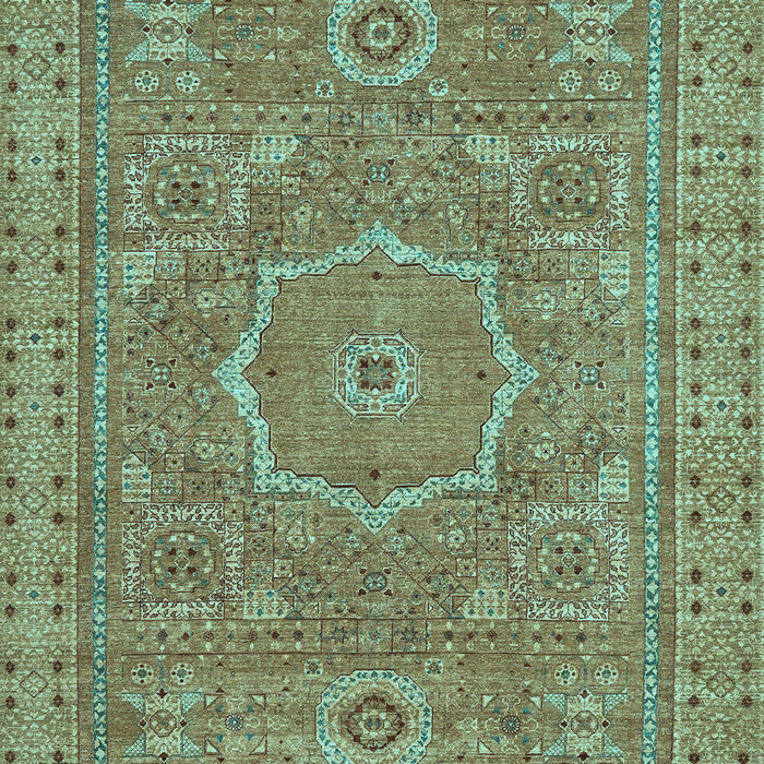 Abstract Light Blue Modern Rug, abs321lblu