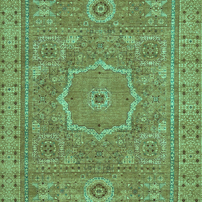 Machine Washable Abstract Turquoise Modern Area Rugs, wshabs321turq