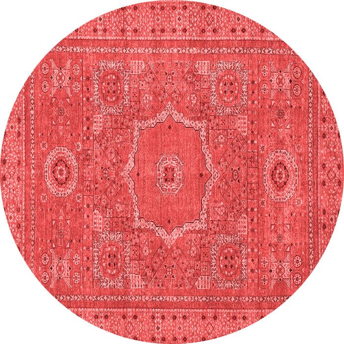 Machine Washable Abstract Red Modern Rug, wshabs321red