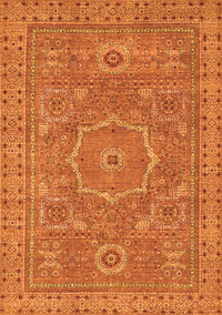 Abstract Orange Modern Rug, abs321org