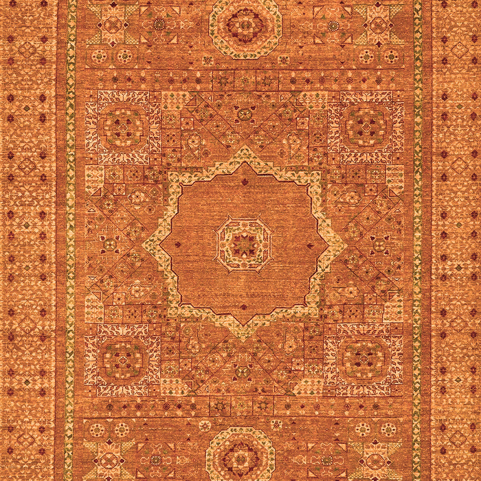 Abstract Orange Modern Rug, abs321org