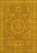 Abstract Yellow Modern Rug, abs321yw