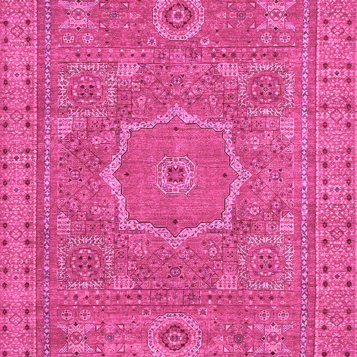 Machine Washable Abstract Pink Modern Rug, wshabs321pnk