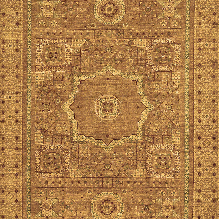 Abstract Brown Modern Rug, abs321brn