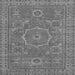 Square Machine Washable Abstract Gray Modern Rug, wshabs321gry