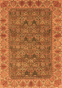 Abstract Orange Modern Rug, abs3220org