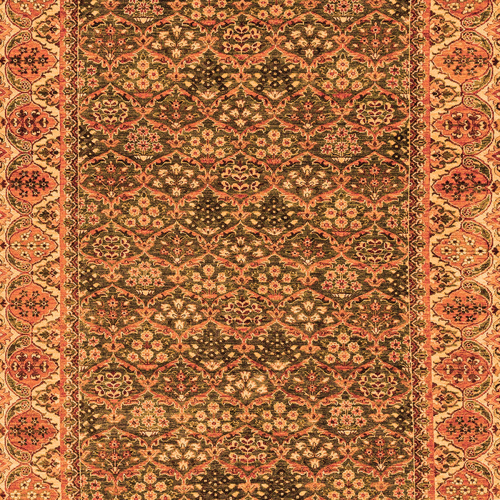 Abstract Orange Modern Rug, abs3220org