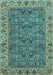 Machine Washable Abstract Light Blue Modern Rug, wshabs3220lblu