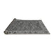 Sideview of Abstract Gray Modern Rug, abs3220gry