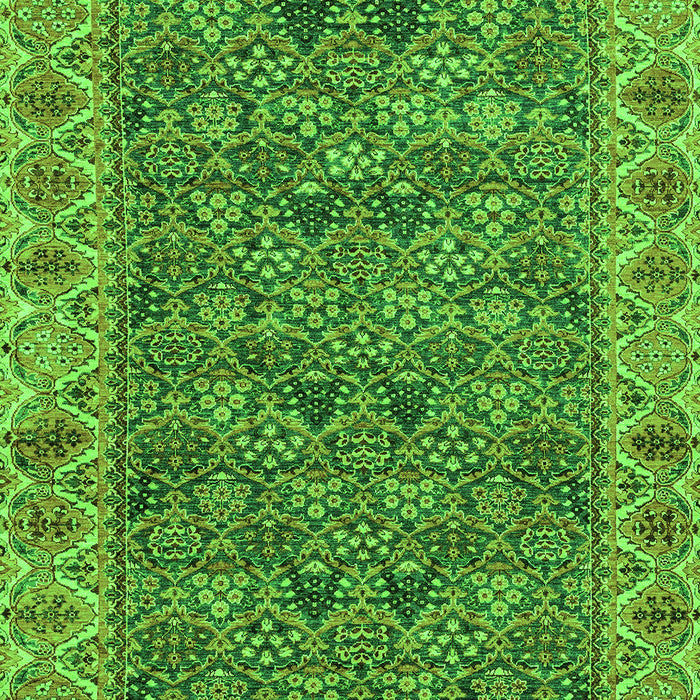 Machine Washable Abstract Green Modern Area Rugs, wshabs3220grn