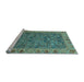 Sideview of Machine Washable Abstract Light Blue Modern Rug, wshabs3220lblu