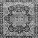 Square Persian Gray Traditional Rug, abs3221gry