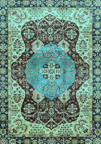 Persian Light Blue Traditional Rug, abs3221lblu