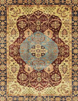 Machine Washable Abstract Red Brown Rug, wshabs3221