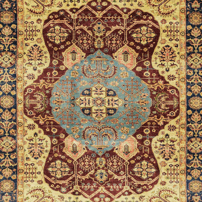 Machine Washable Abstract Red Brown Rug, wshabs3221