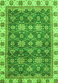 Oriental Green Traditional Rug, abs3222grn