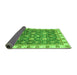 Sideview of Oriental Green Traditional Rug, abs3222grn