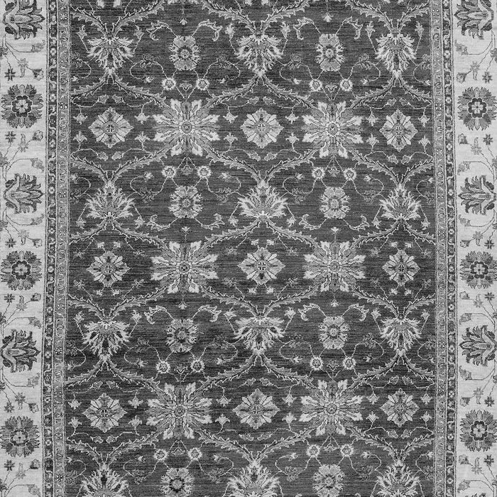 Machine Washable Oriental Gray Traditional Rug, wshabs3222gry