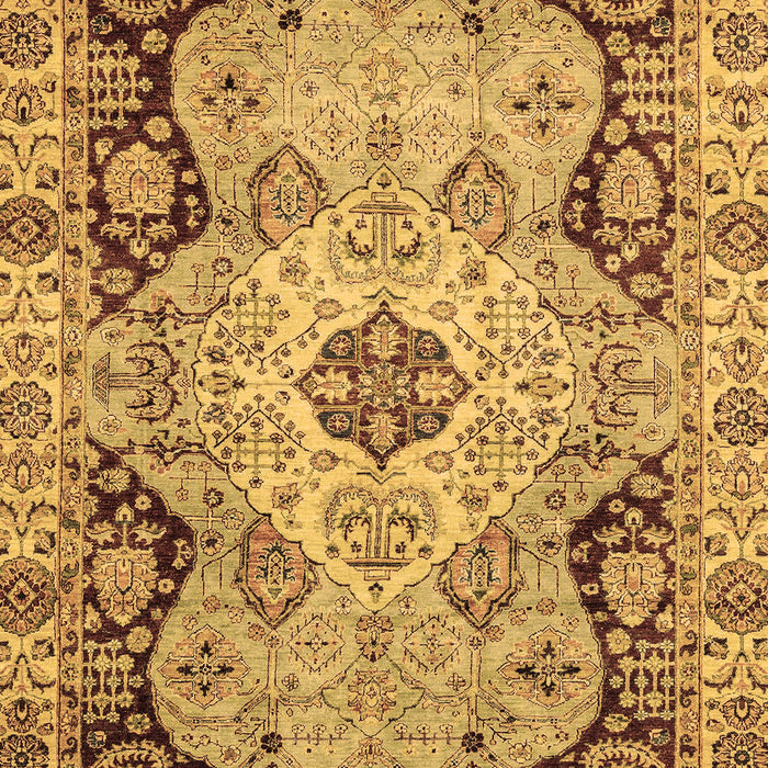 Machine Washable Oriental Brown Traditional Rug, wshabs3223brn