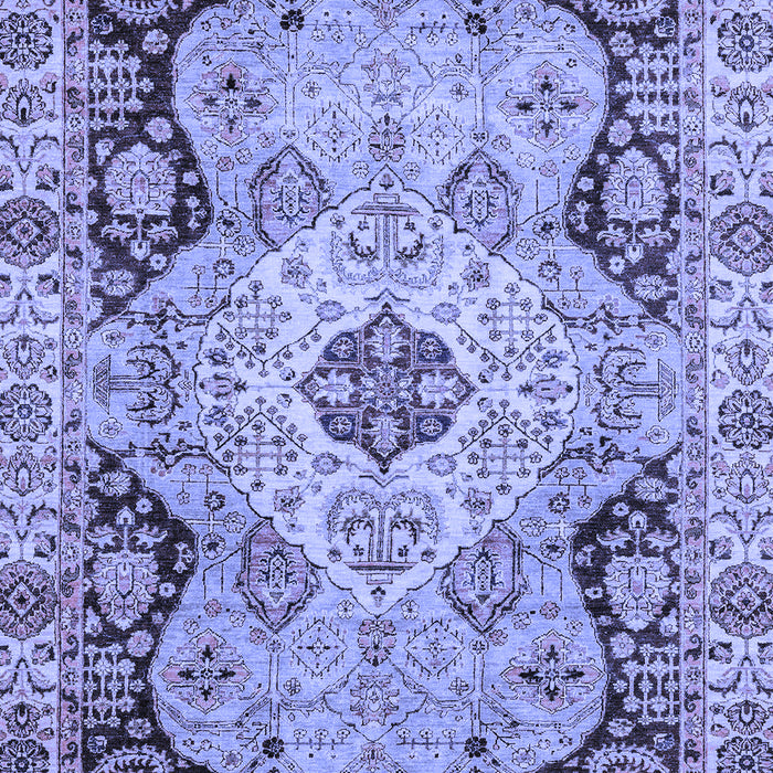 Machine Washable Oriental Blue Traditional Rug, wshabs3223blu