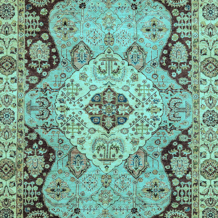 Oriental Light Blue Traditional Rug, abs3223lblu