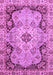 Machine Washable Oriental Purple Traditional Area Rugs, wshabs3223pur